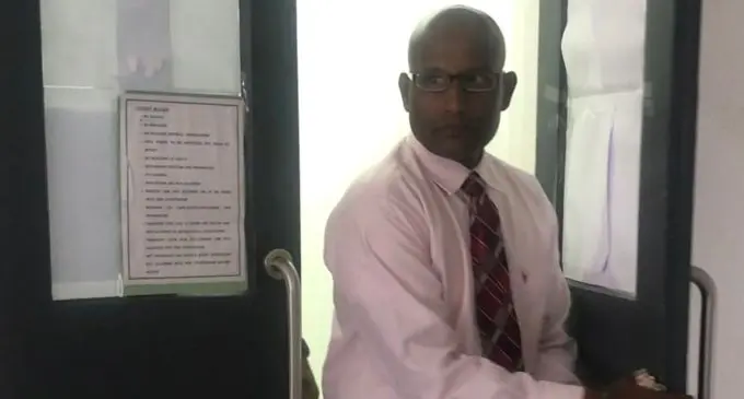 Accused Samson Robinesh Shri Lal.