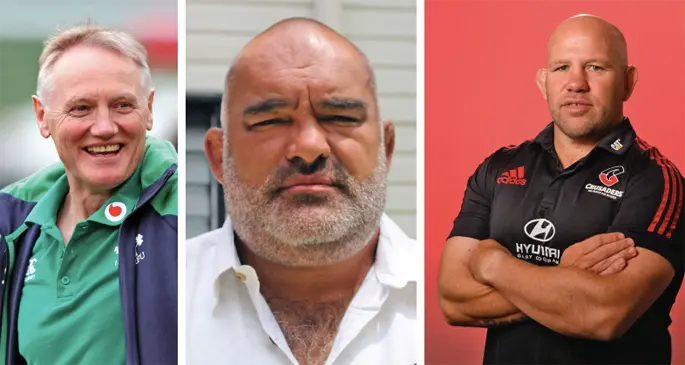 Joe Schmidt, Simon Raiwalui and Jason Ryan.