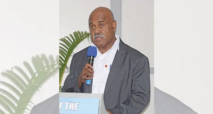 Assistant Minister in the office of the Prime Minister, Sakiusa Tubuna during the termite taskforce meeting. Photo: Ronald Kumar