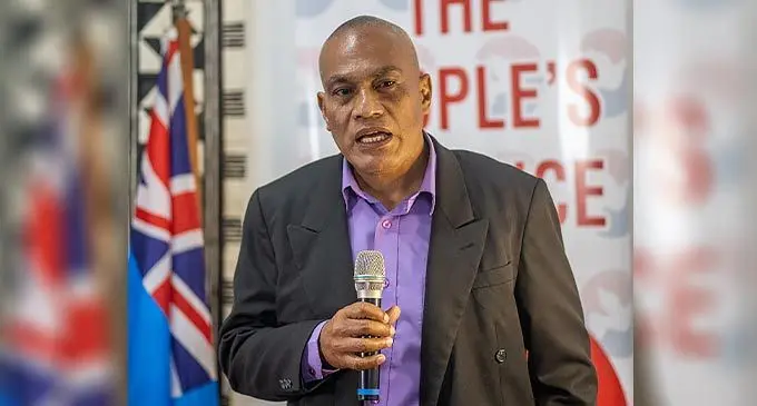 The People’s Alliance provisional candidate, Iakoba Karutake.