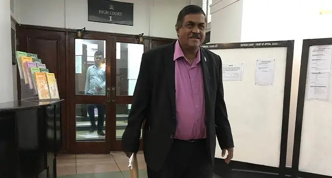 Former FijiFirst Member of Parliament Vijendra Prakash outside the Anti-Corruption High Court in Suva on October 26, 2022. Photo: Ashna Kumar