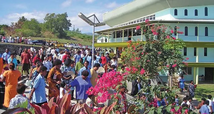 The Assemblies of God congregation at Saru AOG Church in Lautoka.