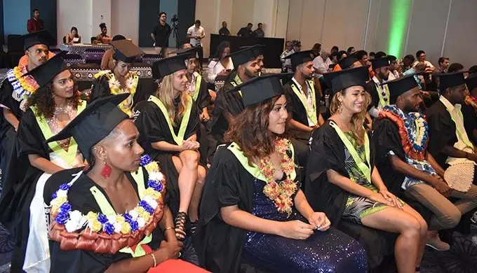 Minister for Education, Heritage and Arts, Rosy Akbar at the inaugural Graduation Ceremony for the Conservatorium of Dance at the Sofitel Fiji Resort on Denarau on November 13, 2020. Photo: Waisea Nasokia