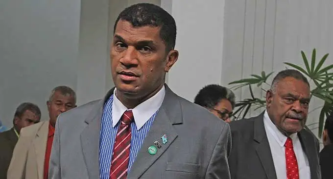 Dismissed Minister for Education, Aseri Radrodro.