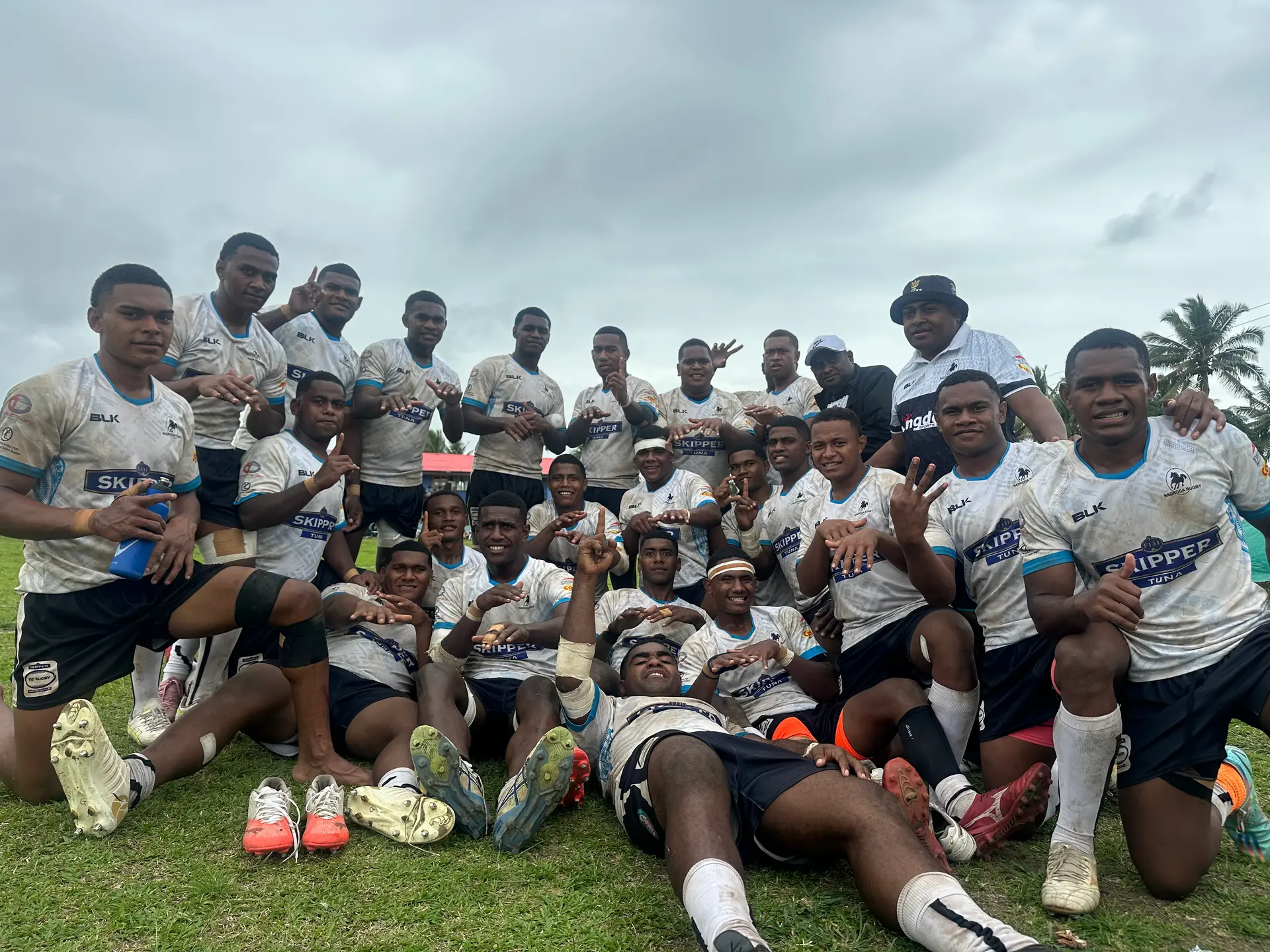 The Nadroga Under-20 side at Burebasaga District School grounds on October 3, 2026. 