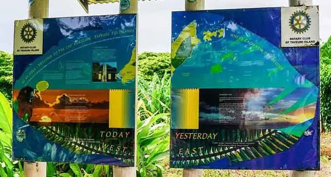 The International Dateline runs through Taveuni.