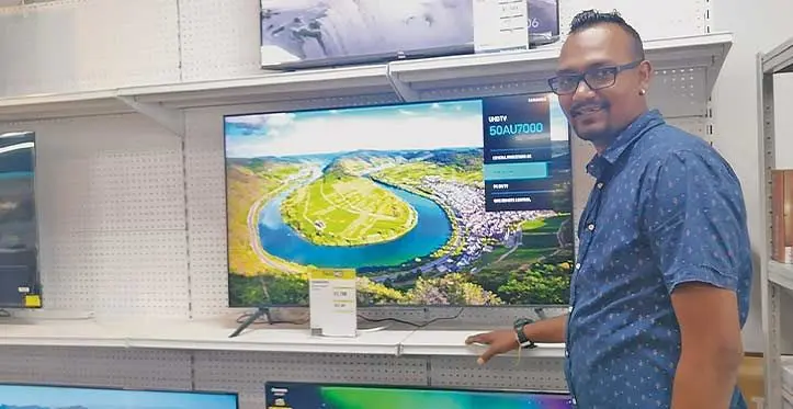 Nadi Home & Living Store sales associate Avineel Narayan at Nadi Town. Photo: Mereleki Nai