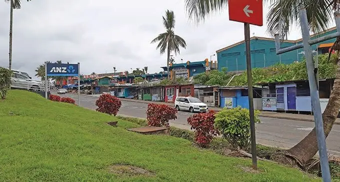 Illegal stalls along Ratu Dovi Road in Nasinu. The stall owners say no rubbish bins are provided