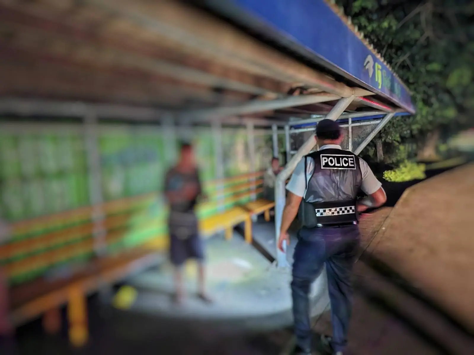 Police on patrol during the festive season.