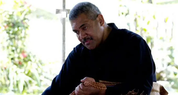 The next Tui Nayau... Ratu Finau Mara.  