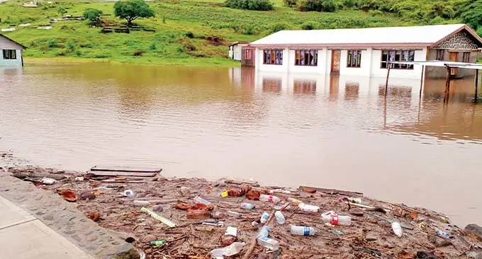 Villagers are raising concerns as the under-sized culverts near the village cannot contain the water flowing from high ground.