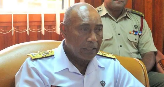 Rear Admiral Viliame Naupoto.