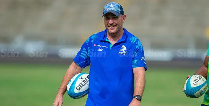 Drua head coach Glen Jackson. Photo: Leon Lord