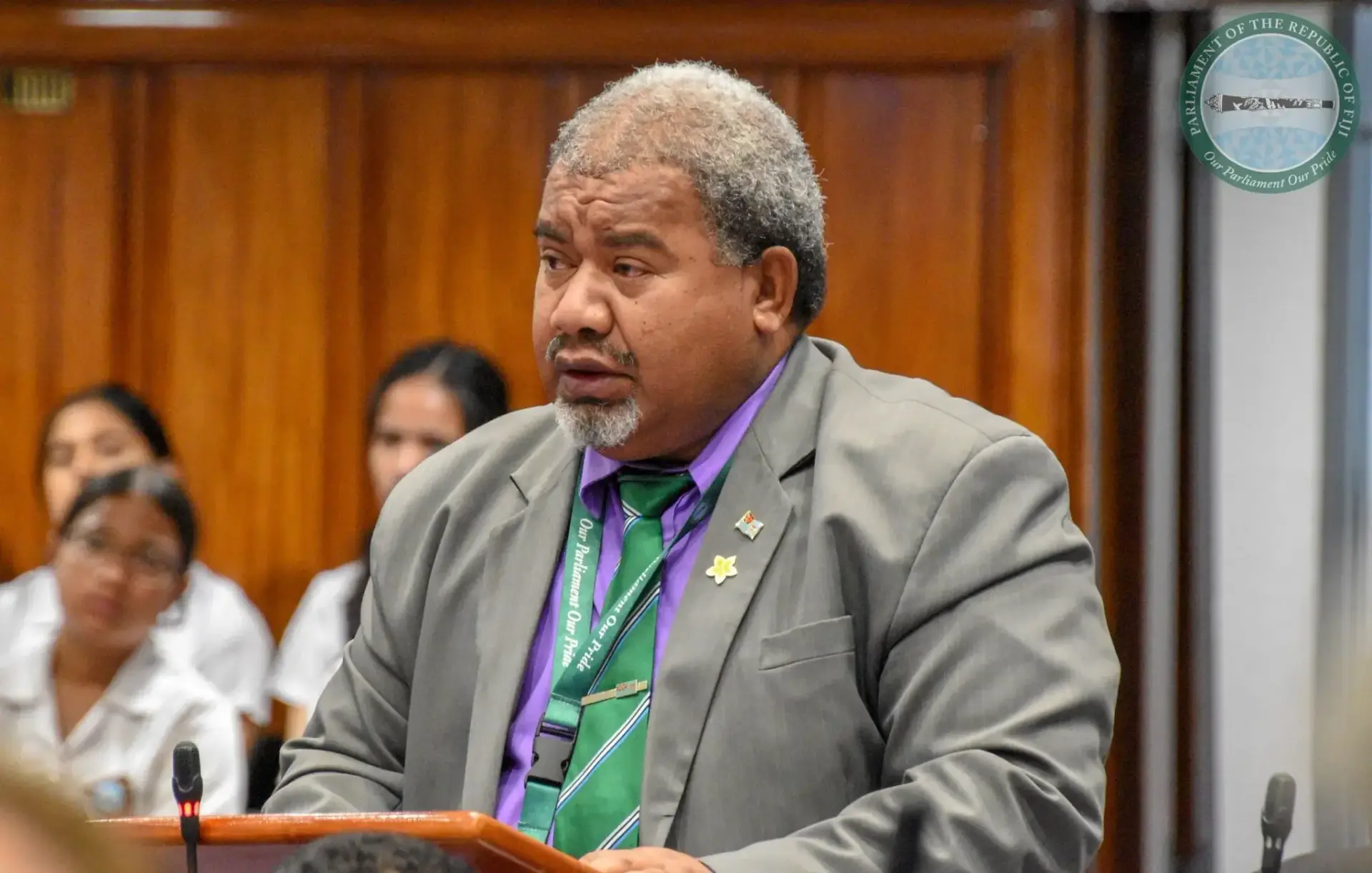 Ministry for Youth and Sports Minister Jese Saukuru.