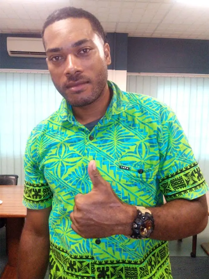 Post Fiji staff Sitiveni Sigani. Photo: Selita Rabuku