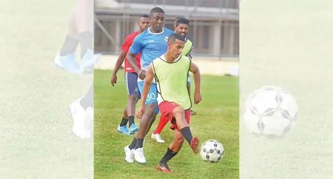 Suva midfielder Shahil Dave (front), will play an important rolein tonight’s clash. Photo: Ronald Kumar