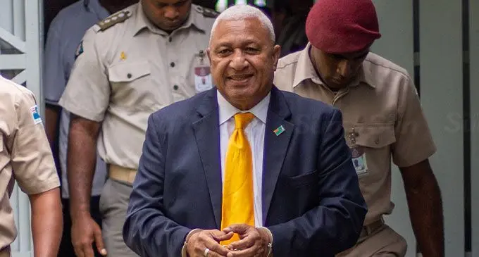 Former Prime Minister Voreqe Bainimarama. Photo: Leon Lord
