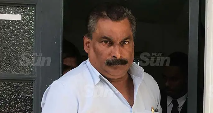 Felix Anthony outside the Magistrates Court in Suva on August 10, 2020. Photo: Ashna Kumar