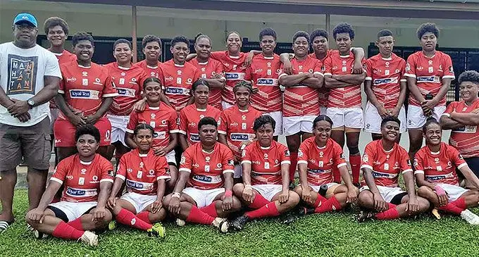 Macuata women’s rugby team for the 2024 Royal Tea Ranadi Cup competition in Labasa. Photo: Macuata Rugby
