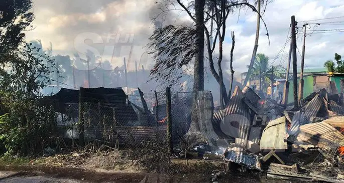 The house at Wailea Settlement in Vatuwaqa that was razed to the ground on November 11, 2019. Photo: Ilaijia Ravuwai
