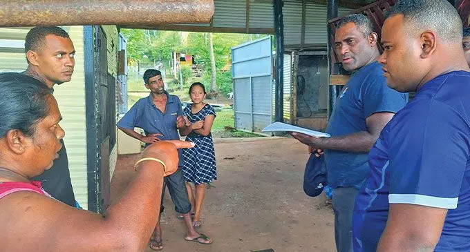 Police in Taveuni are proactively trying to arrest and disrupt criminal activities of stolen yaqona plants. Photo: Police Media Cell