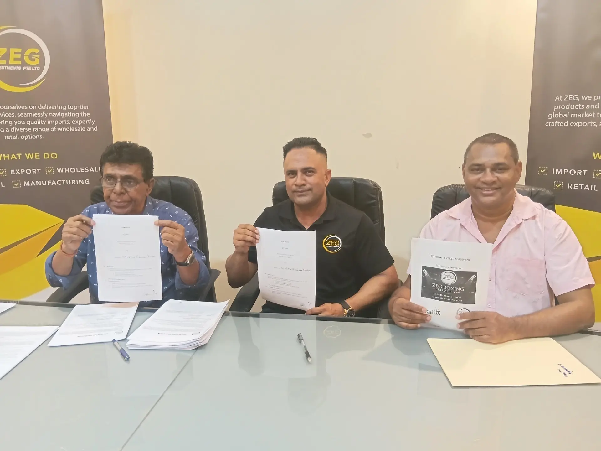 Zeg, Mai TV seal boxing deal