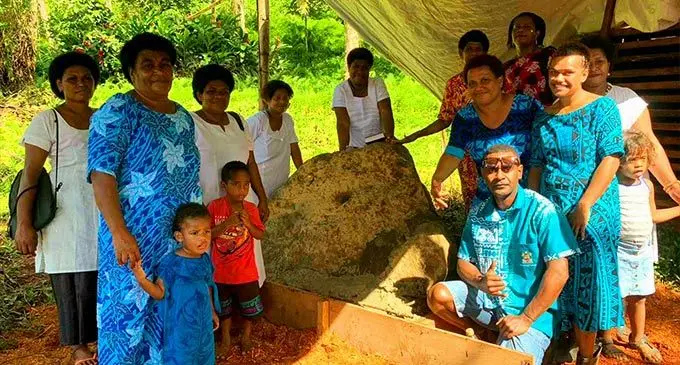 Cogea Villagers during the traditional welcoming ceremony in Cogea, Wainunu, Bua on June 21, 2022. Photo: Sampras Anand