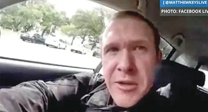 Shooter Brenton Tarrant.