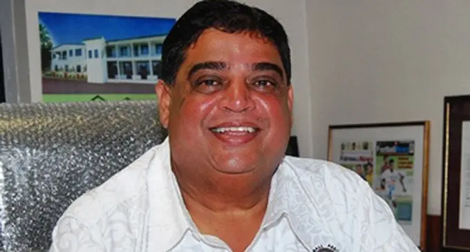 Fiji Football president Rajesh Patel 