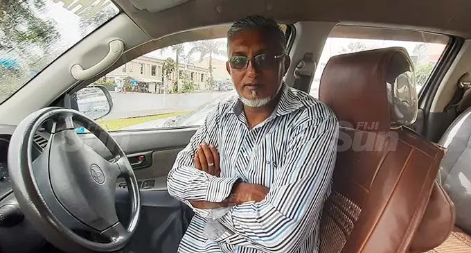 Ashraf Khan, 49, claimed he was allegedly assaulted by security officers at the Land Transport Authority in Valelevu. Photo: Shalveen Chand