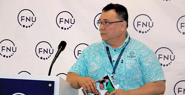Associate dean Technical Vocational Education Training (TVET) for the college of business, hospitality and tourism at the Fiji National University (FNU), Eric Jioje on March 22, 2023. Photo: FNU