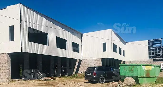Western Homes Limited’s second warehouse complex under construction along the Nadi Back Road. Photo: Charles Chambers