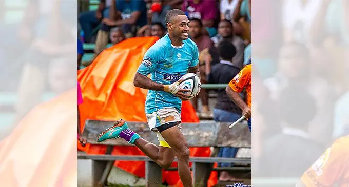 FMF Suva fullback Inia Tawalo on the way against Jack’s Nadi in the Skipper Cup semifinal on June 15, 2024. Photo: Pitas Picture.   