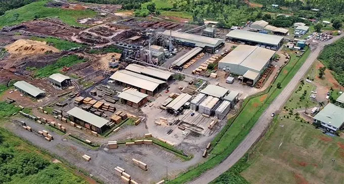 Optimism in the air... Tropik Wood Industries at Vakabuli, Lautoka, is building a new mill.
