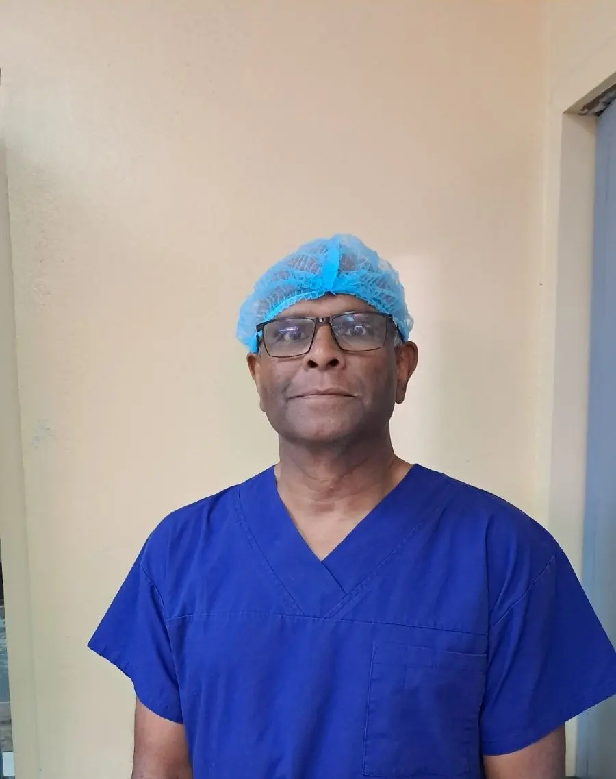 New Zealand-based gynaecologist and one of the founding trustees of Friends of Fiji Health Dr Sunil Pillay in Labasa Hospital on January 8, 2026.