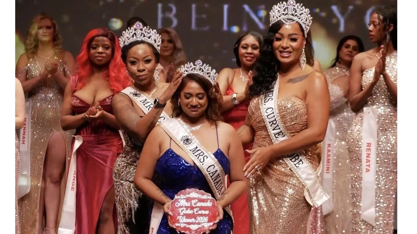 Mrs Canada Globe Curve 2026 winner Pooja Chand