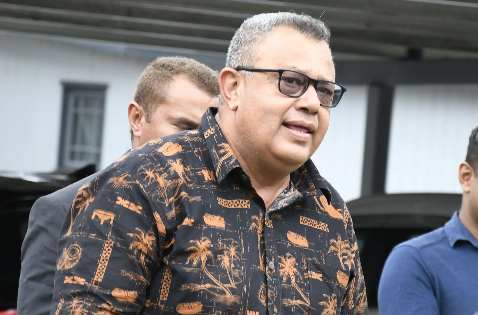 Acting Commissioner of the Fiji Corrections Service Sevuloni Naucukidi outside the Suva Courthouse on October 7, 2025. 