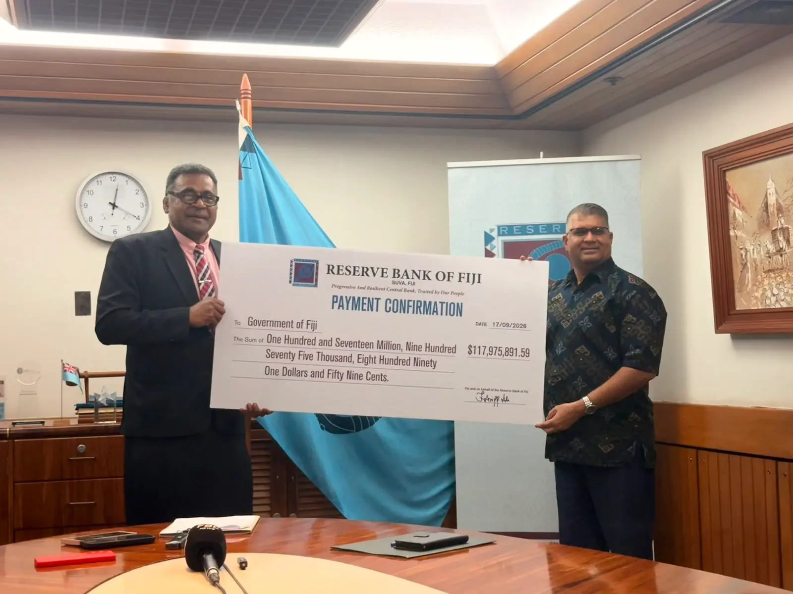 RBF transfers $118m to Government