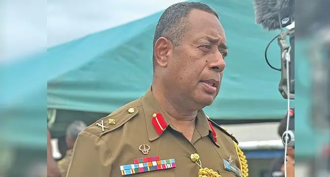 RFMF Commander Major-General Ro Jone Kalouniwai.