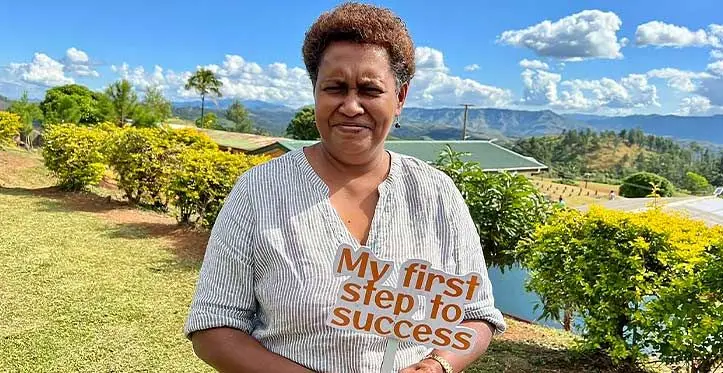 Reverend Thomas Baker Memorial School Principal, Amele Nailevu.