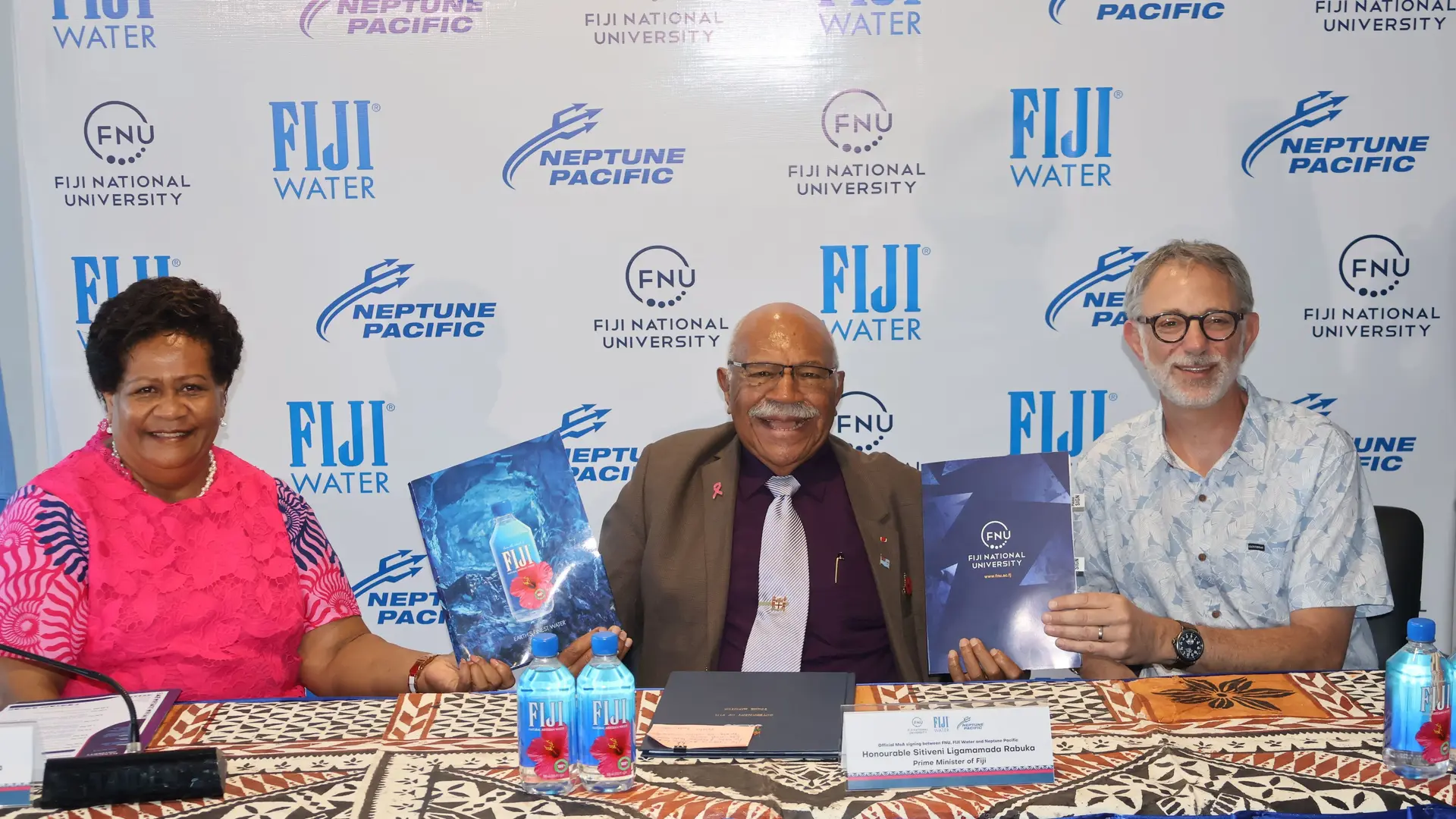 MOU Signing- FNU and Fiji Water