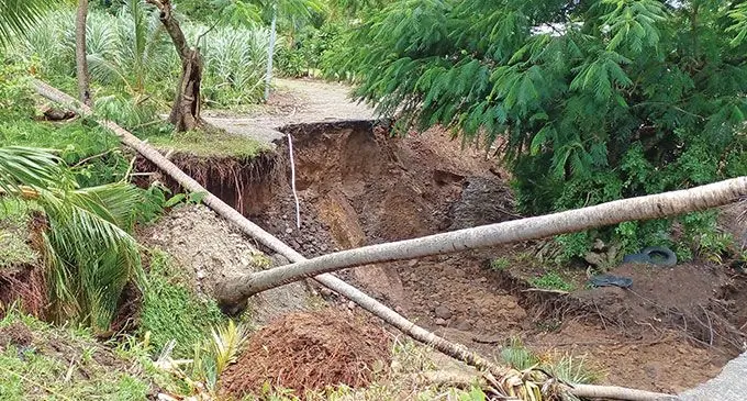 The Vatamai Rd number 8 slip in Lovu, Lautoka, in 2022. Photo: Salote Qalubau