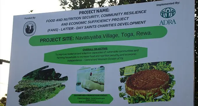 Project site of Navatuyaba Village in Toga, Rewa Photo: Jone Salusalu