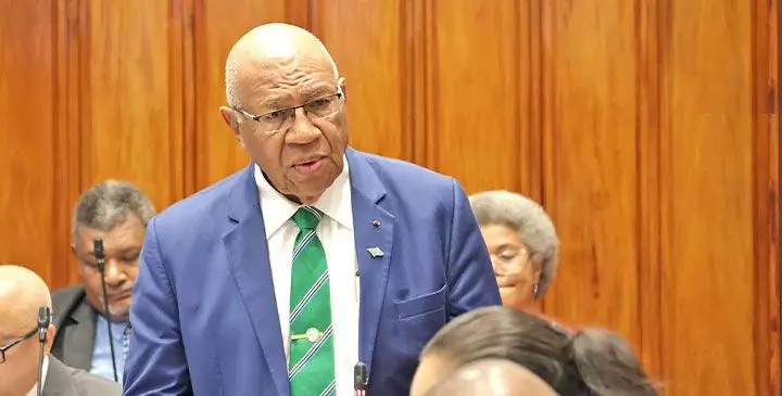 Prime Minister Sitiveni Rabuka in Parliament on April 29, 2025. Photo: Parliament of Fiji