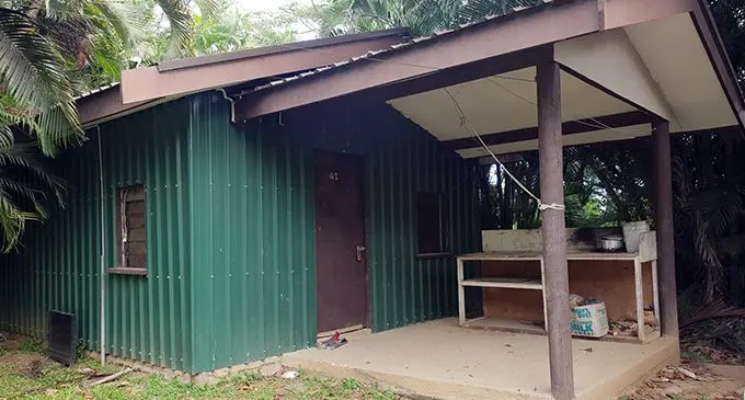 The staff quarters on Fantasy Island which Atelaite Koto and her two sons will reside in if she agrees to take up the job.  Photo: Nicolette Chambers 