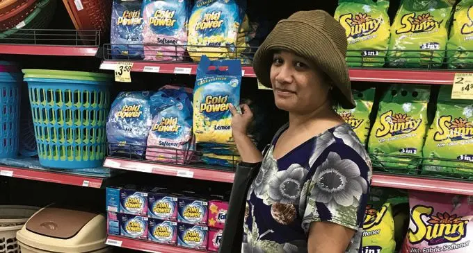 Sonia Soakia shopping at NewWorld IGA supermarket at the Fiji National Provident Fund plaza in Suva on April 16, 2018.  Photos: Taraivini Seru