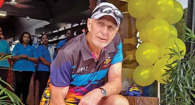 Legendary sevens coach Sir Gordon Tietjens at Sigatoka on January 17, 2024. Photo: Waisea Nasokia