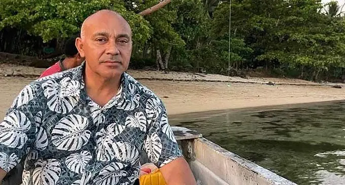 New Generation Party’s acting party leader Varinava Vutikalulu Tiko during his visit to vanua in Cakaudrove on November 20, 2022.
