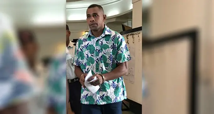 High Seas murder accused, Tevita Kapawale, outside the High Court in Suva on July 20, 2022. Photo: Ashna Kumar