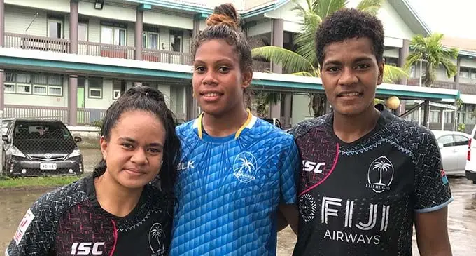 From left: Harina Eresito, Verenaisi Ditavutu, and Bulou Rokodinono at Lawaqa Park in Sigatoka on January 16, 2020. Photo: Waisea Nasokia